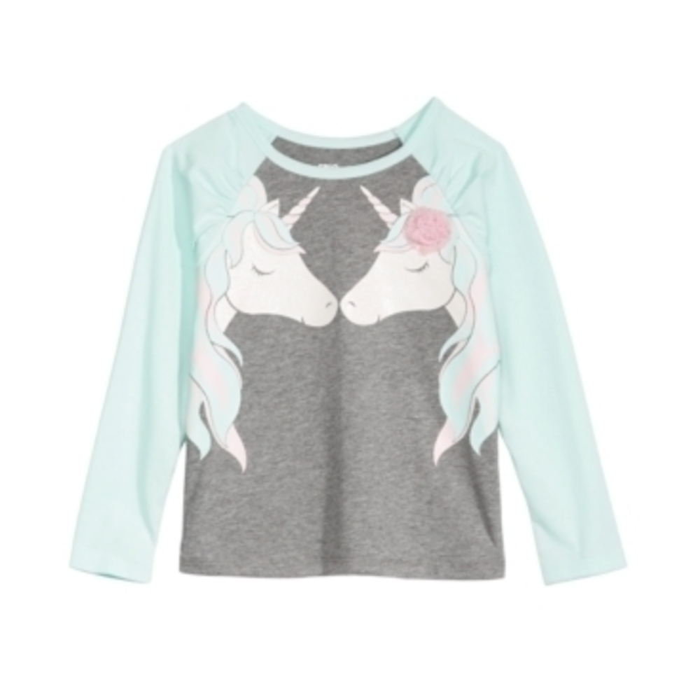 Epic Threads 3T Gray Unicorn Friends T-Shirt for Girls